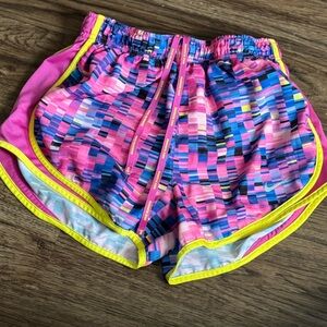 Nike TWO PAIRS Pink/ Blue pair AND Orange pair Athletic Shorts